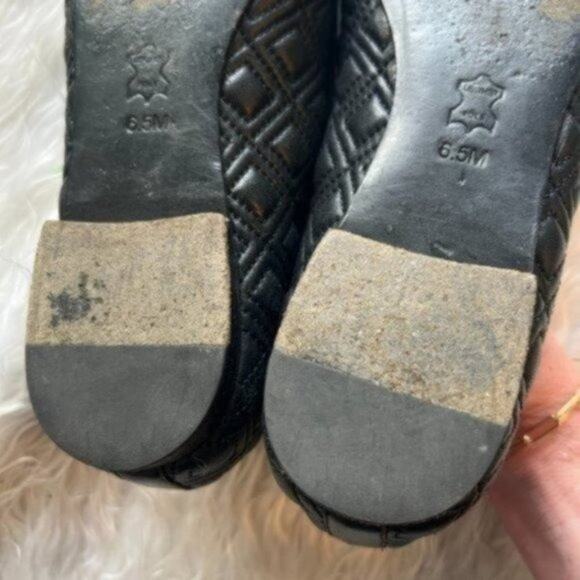 Tory Burch Marion Quilted Ballet Flat Size 6.5 - Picture 4 of 7